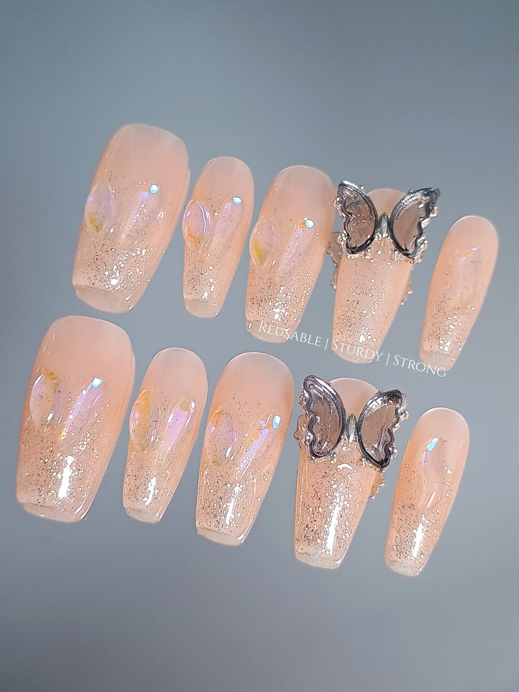 Aurora Glittery Gem Crystal