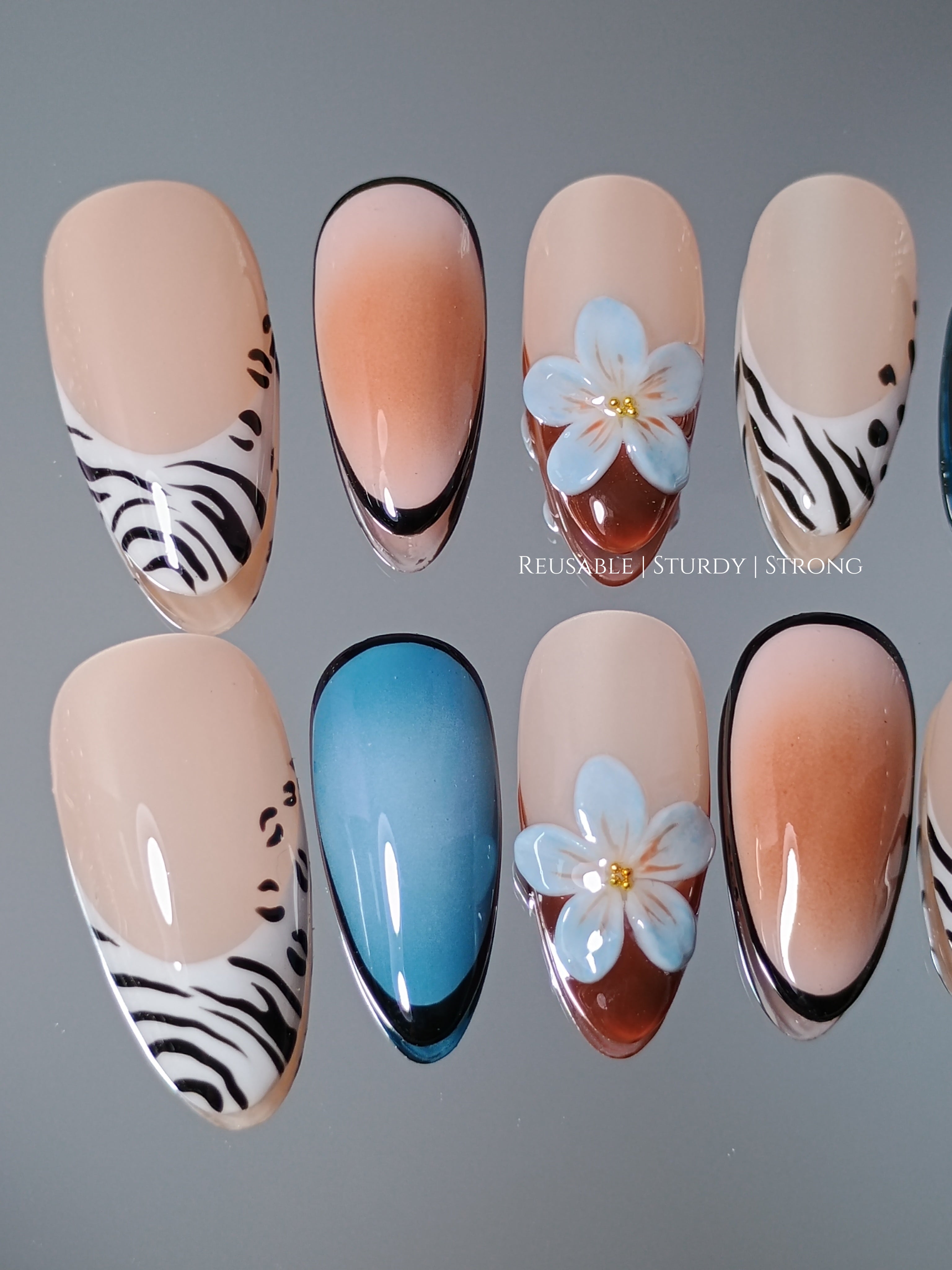 Tropical Zebra Floral