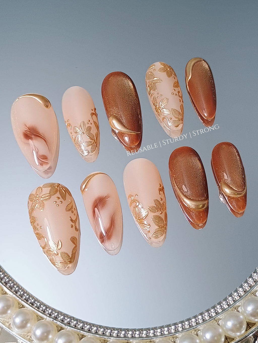 Artificial caramel antique garden