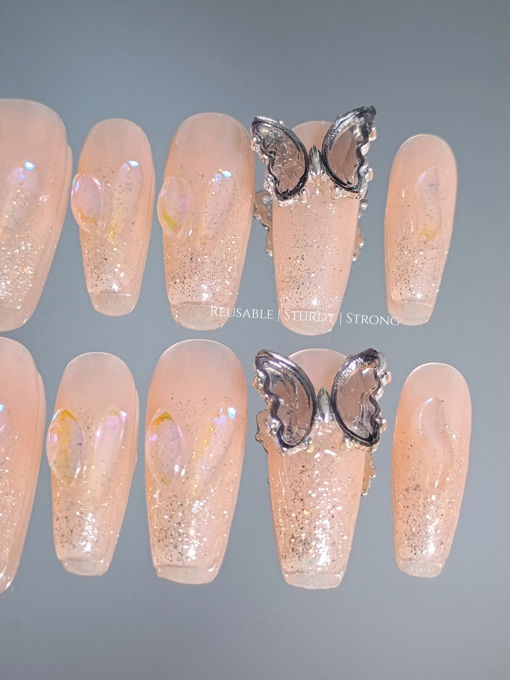 Aurora Glittery Gem Crystal