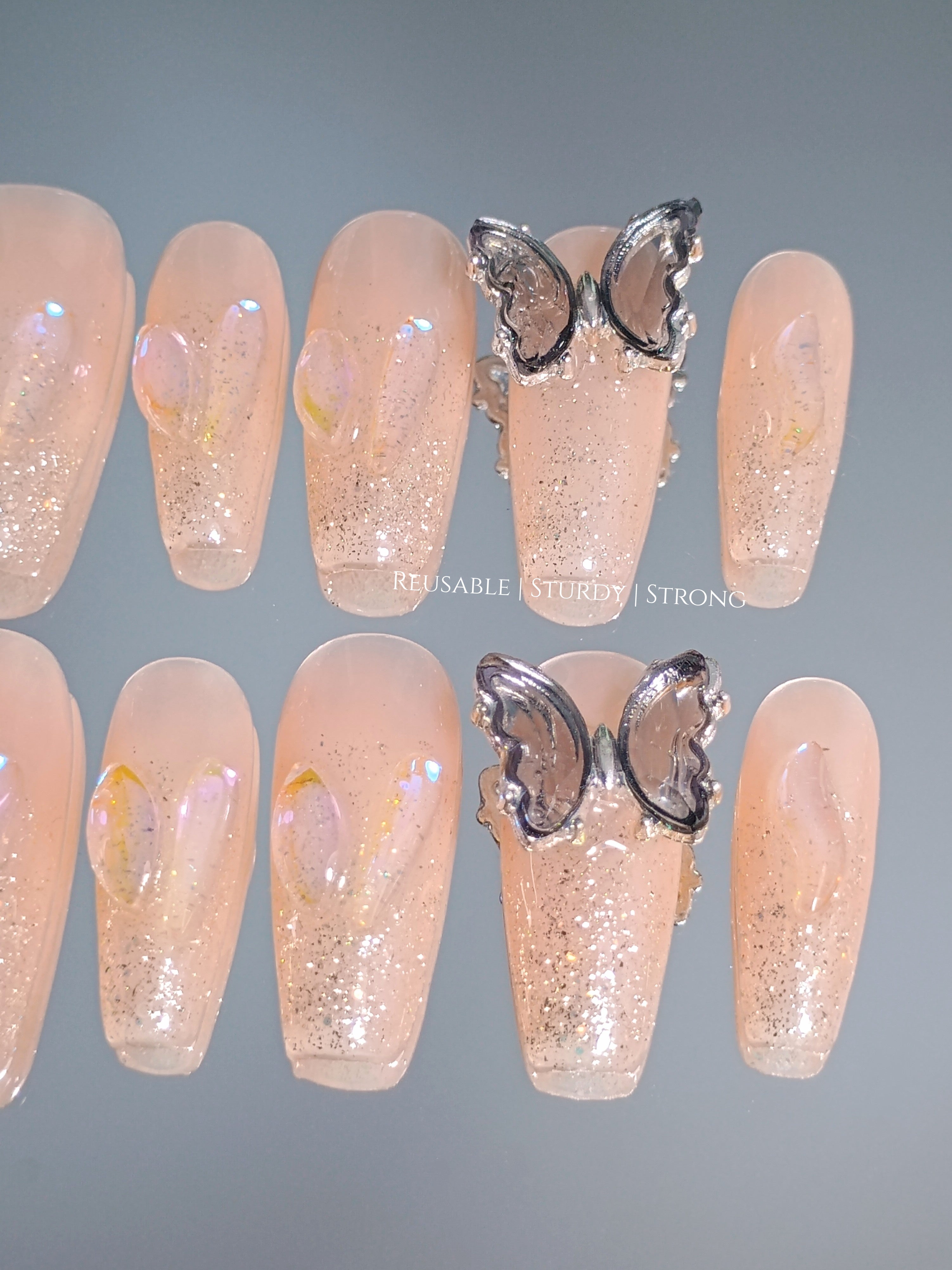 Aurora Glittery Gem Crystal